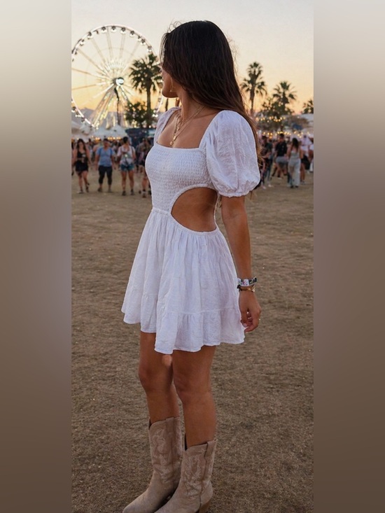 Olivaceous Dresses & Skirts - Olivaceous White Sundress 100 cotton